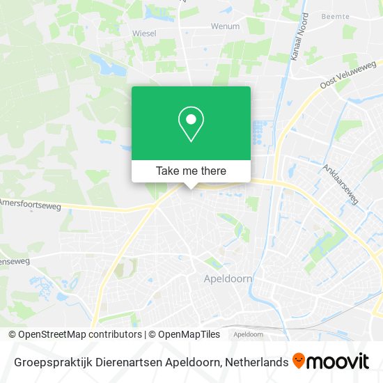 Groepspraktijk Dierenartsen Apeldoorn map