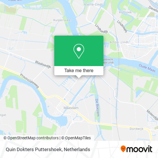 Quin Dokters Puttershoek map