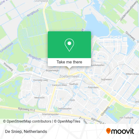 De Sniep map