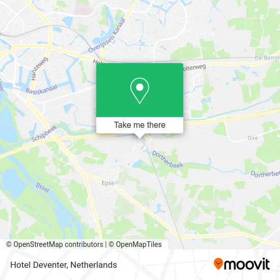 Hotel Deventer map
