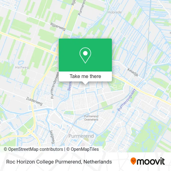 Roc Horizon College Purmerend map