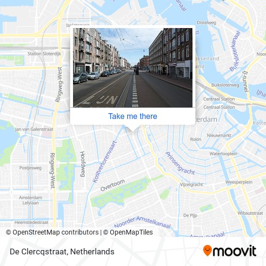 De Clercqstraat map