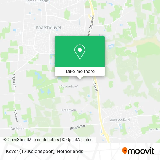 Kever (17.Keienspoor) map