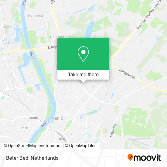 Beter Bed map