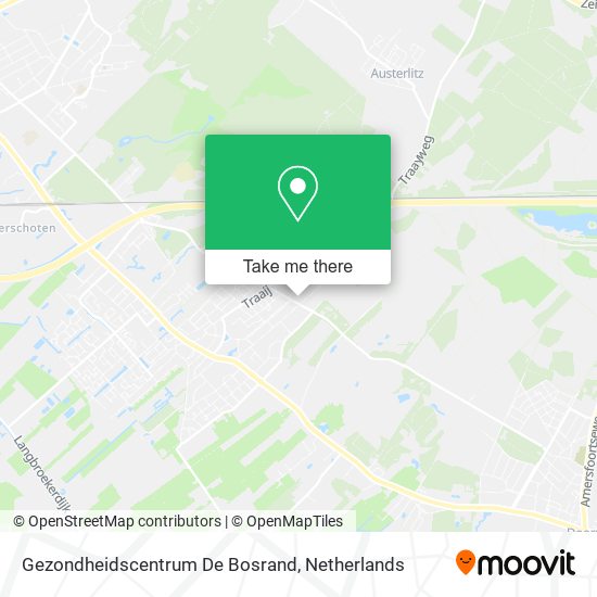 Gezondheidscentrum De Bosrand map