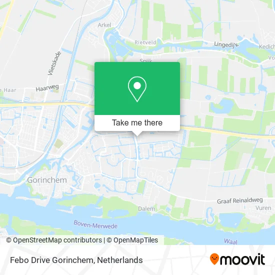 Febo Drive Gorinchem map
