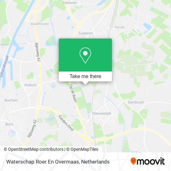 Waterschap Roer En Overmaas Karte