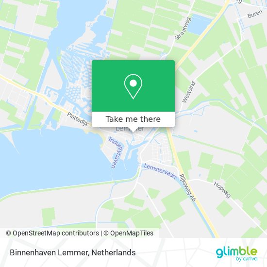 Binnenhaven Lemmer Karte