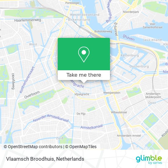 Vlaamsch Broodhuis Karte