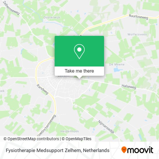 Fysiotherapie Medsupport Zelhem map