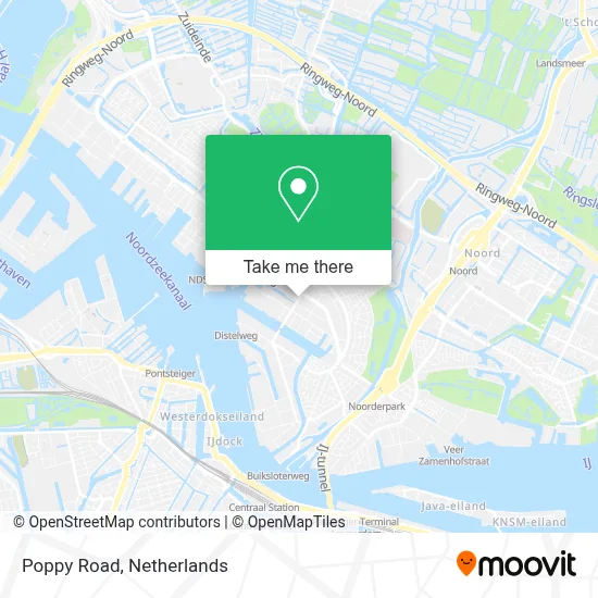 Klaprozenweg map