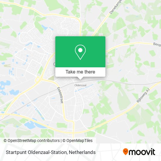 Startpunt Oldenzaal-Station map