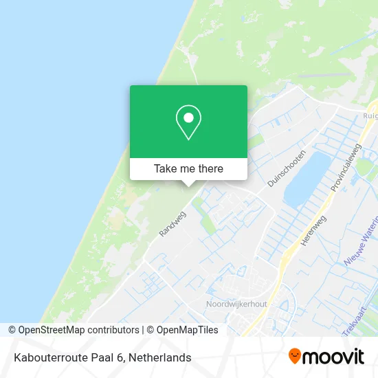 Kabouterroute Paal 6 map