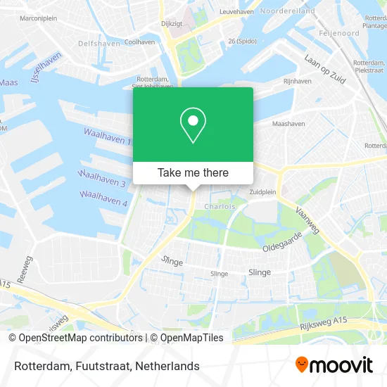 Rotterdam, Fuutstraat map