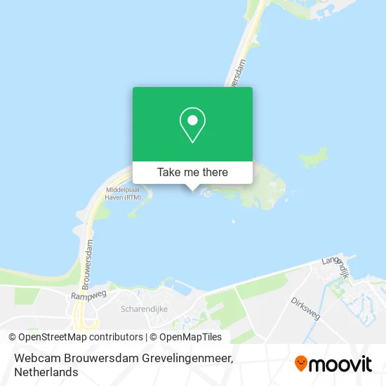 Webcam Brouwersdam Grevelingenmeer map