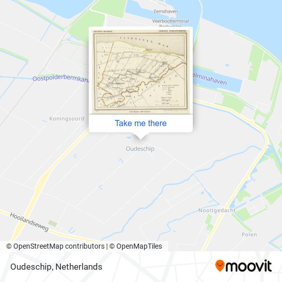 Oudeschip map