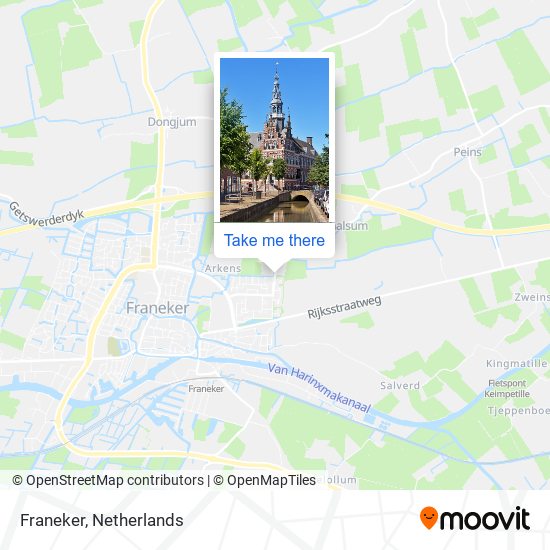 Franeker map