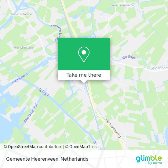 Gemeente Heerenveen map