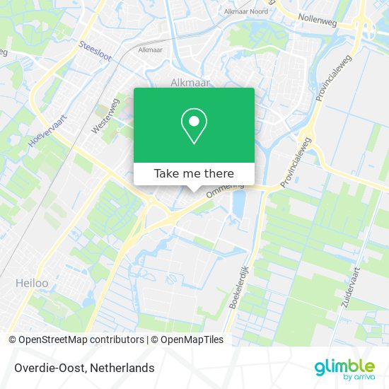 Overdie-Oost map