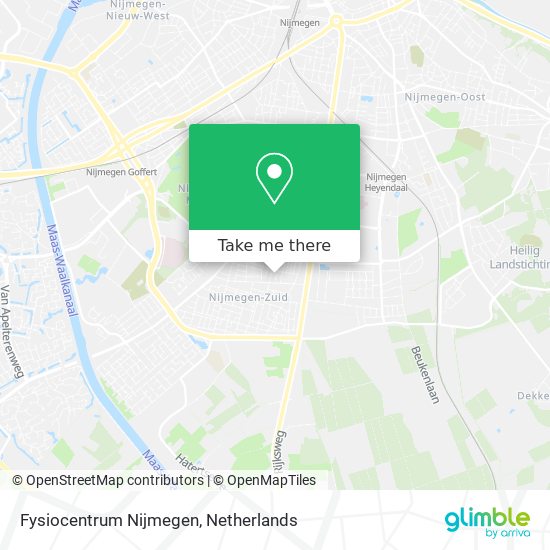 Fysiocentrum Nijmegen map