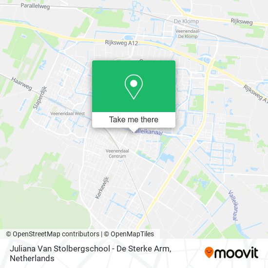 Juliana Van Stolbergschool - De Sterke Arm map