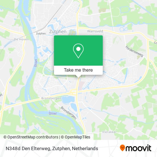 N348d Den Elterweg, Zutphen map