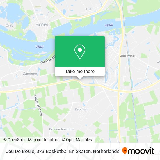 Jeu De Boule, 3x3 Basketbal En Skaten Karte