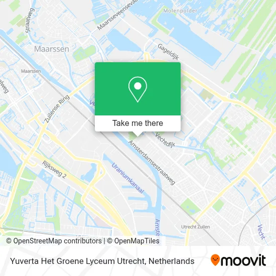 Yuverta Het Groene Lyceum Utrecht map