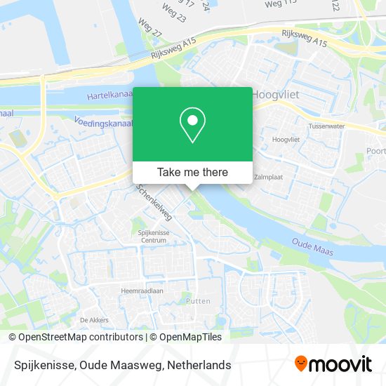 Spijkenisse, Oude Maasweg map