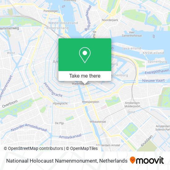 Nationaal Holocaust Namenmonument map