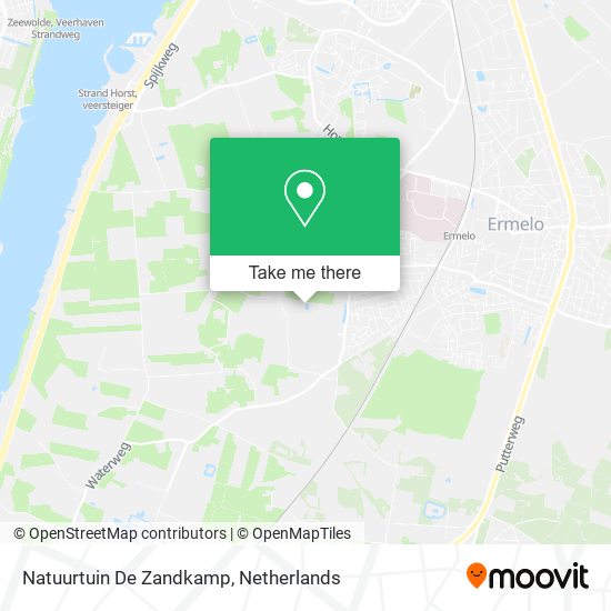 Natuurtuin De Zandkamp map