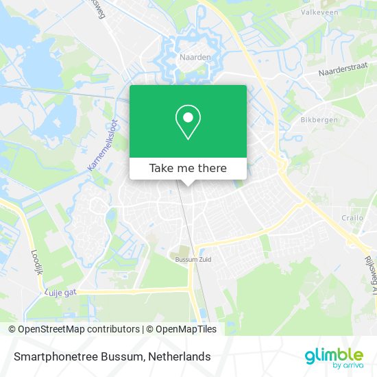 Smartphonetree Bussum map