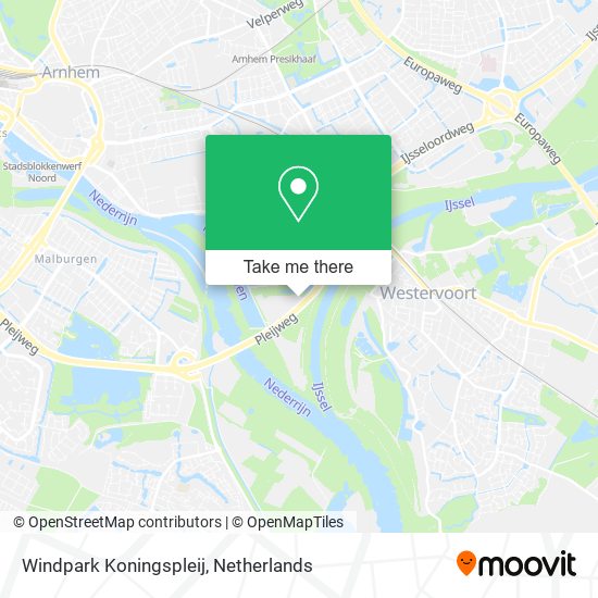Windpark Koningspleij map