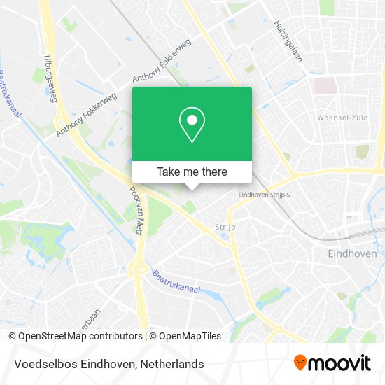 Voedselbos Eindhoven Karte