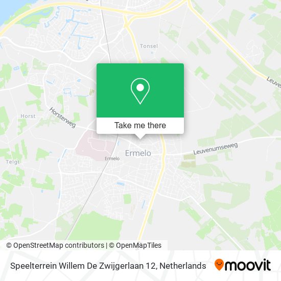 Speelterrein Willem De Zwijgerlaan 12 map