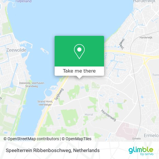 Speelterrein Ribbenboschweg Karte