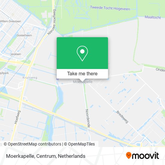 Moerkapelle, Centrum map