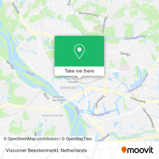 Viscorner Beestenmarkt map