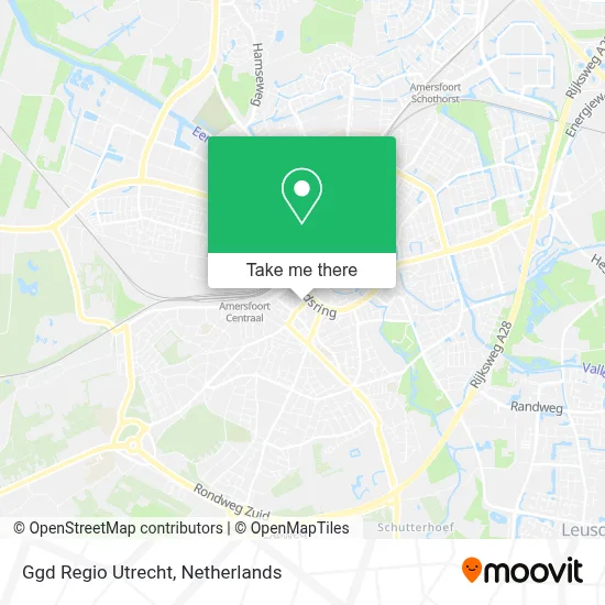 Ggd Regio Utrecht map