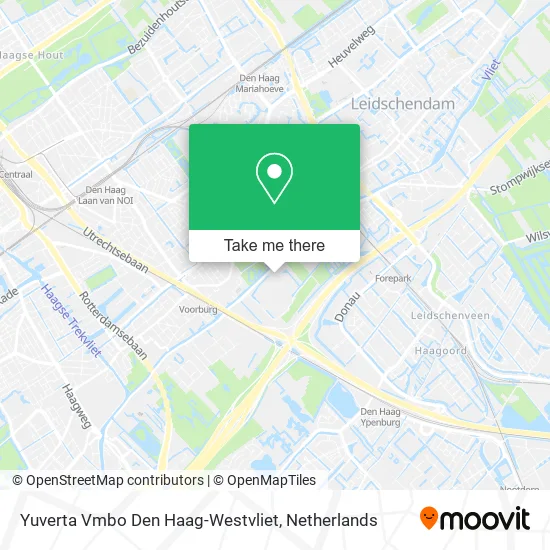 Yuverta Vmbo Den Haag-Westvliet map