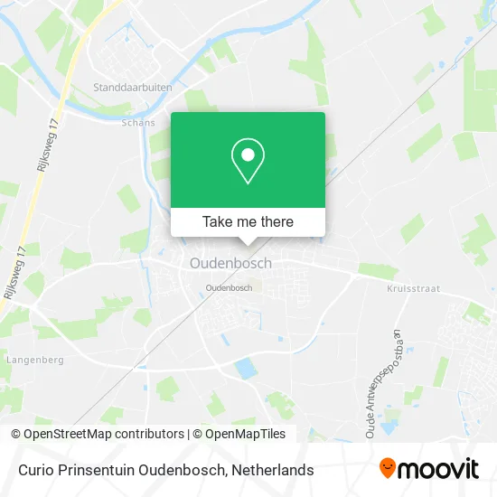 Curio Prinsentuin Oudenbosch Karte