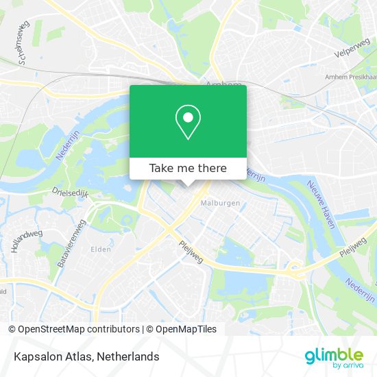 Kapsalon Atlas map