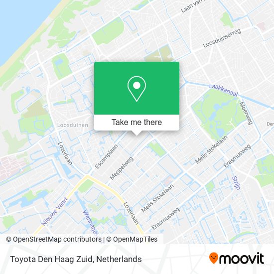Toyota Den Haag Zuid Karte