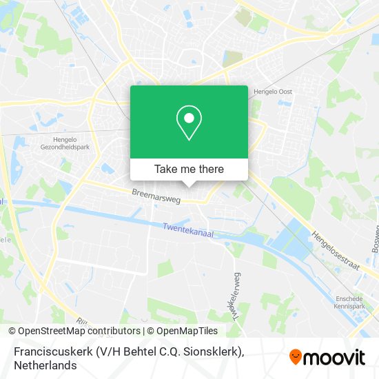 Franciscuskerk (V / H Behtel C.Q. Sionsklerk) map