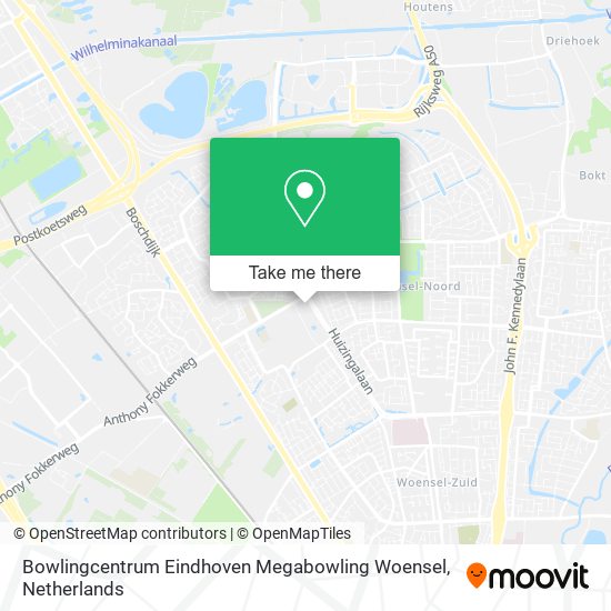 Bowlingcentrum Eindhoven Megabowling Woensel map