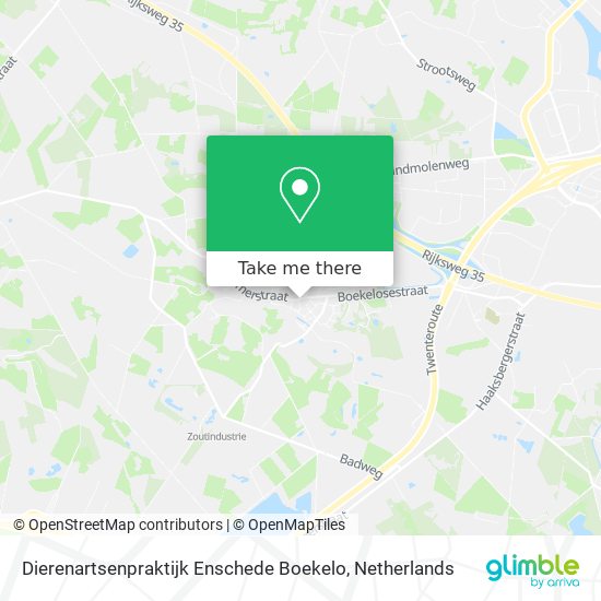 Dierenartsenpraktijk Enschede Boekelo map