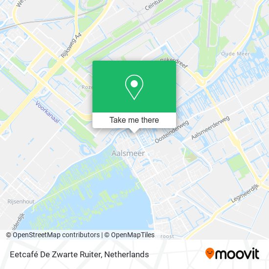 Eetcafé De Zwarte Ruiter map