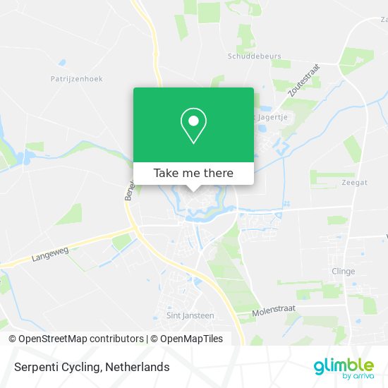 Serpenti Cycling map