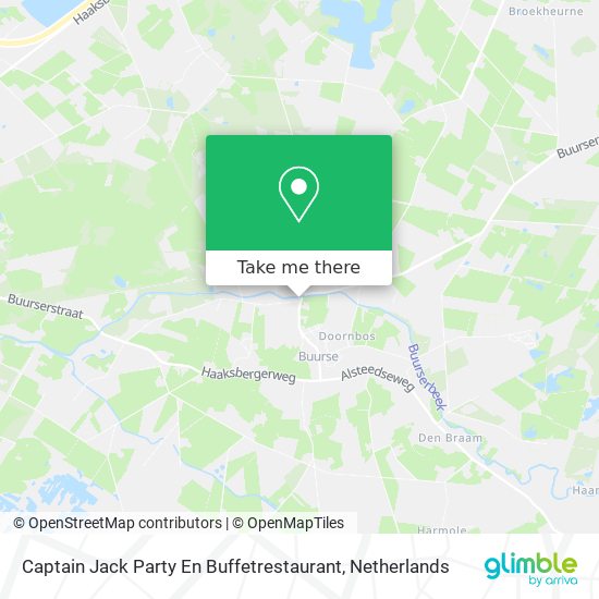 Captain Jack Party En Buffetrestaurant map