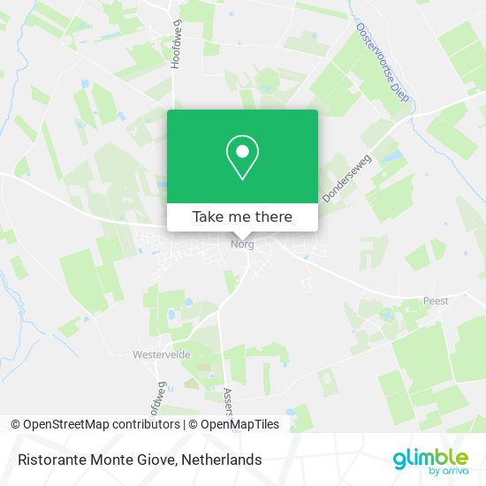 Ristorante Monte Giove map